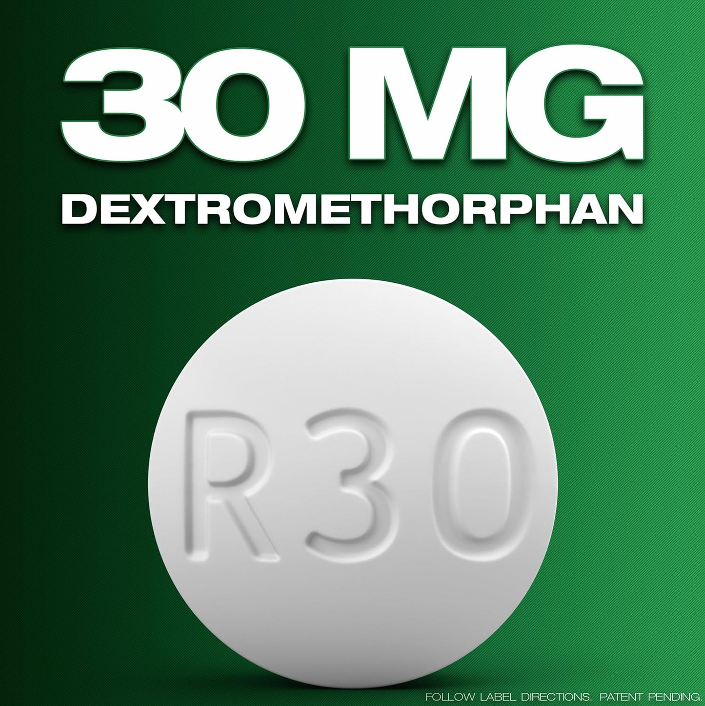 RoboTablets Cough Suppressant 100 Tablets Dextromethorphan 30mg