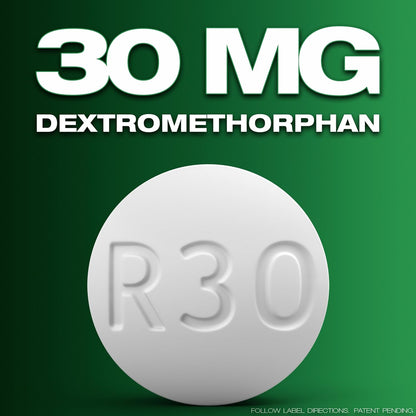 RoboTablets Cough Suppressant 100 Tablets Dextromethorphan 30mg