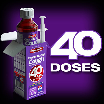 Robocough 2 Pack Grape Flavor Concentrated Cough Suppressant