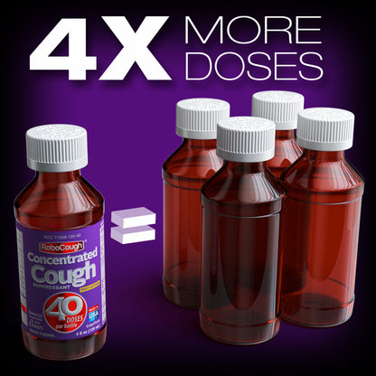 Robocough 2 Pack Grape Flavor Concentrated Cough Suppressant