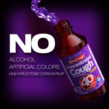 Robocough 2 Pack Grape Flavor Concentrated Cough Suppressant