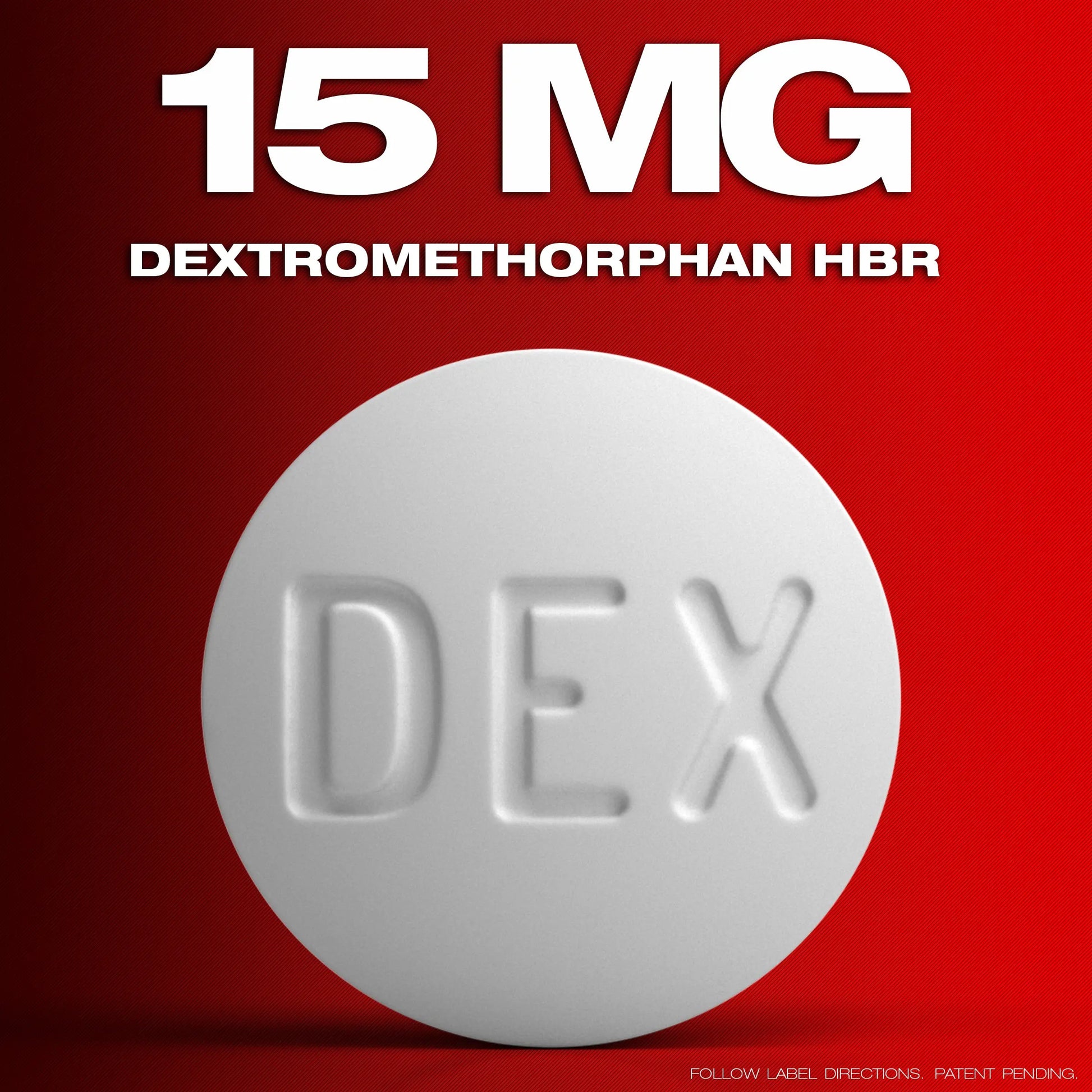 2 Pack DexTabs Cough Suppressant 200 Tablets 15 mg of Dextromethorphan HBr Dxmpharm